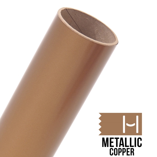Picture of Oracal 651 Glossy Adhesive Vinyl Metallic Copper - Small
