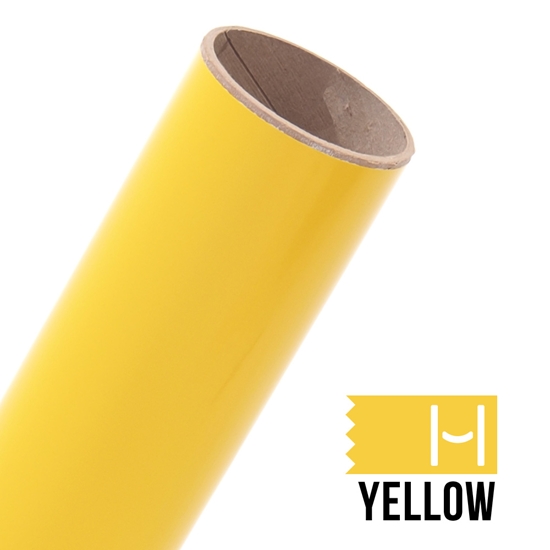 Picture of Oracal 651 Glossy Adhesive Vinyl Yellow - Large