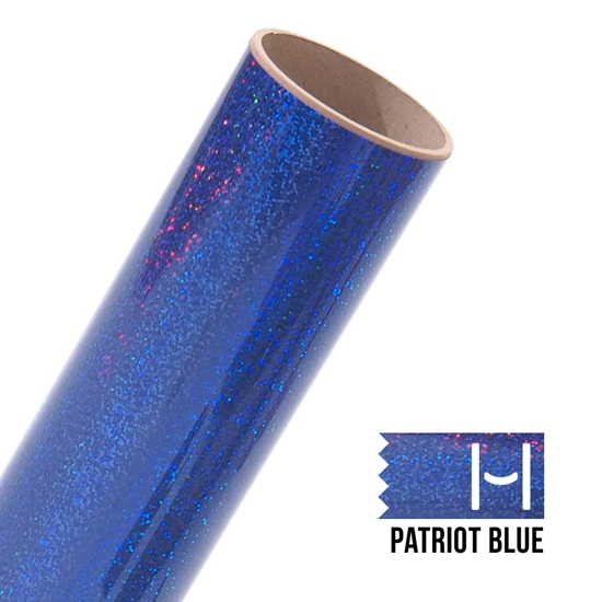 Picture of Happy Crafters Sparkle HTV - Patriot Blue Sparkle