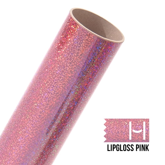Picture of Happy Crafters Sparkle HTV - Lipgloss Pink Sparkle