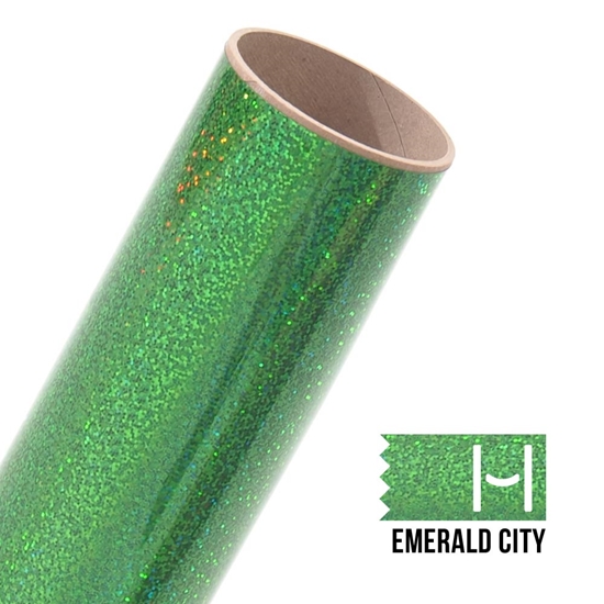 Picture of Happy Crafters Sparkle HTV - Emerald City Sparkle
