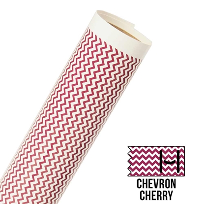 Picture of Happy Crafters Pattern Adhesive Vinyl - Small Chevron Cherry