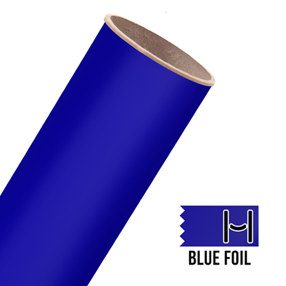 Picture of Happy Face Foil Adhesive Vinyl - Blue