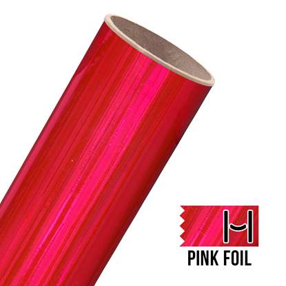 Picture of Happy Face Foil Adhesive Vinyl - Pink