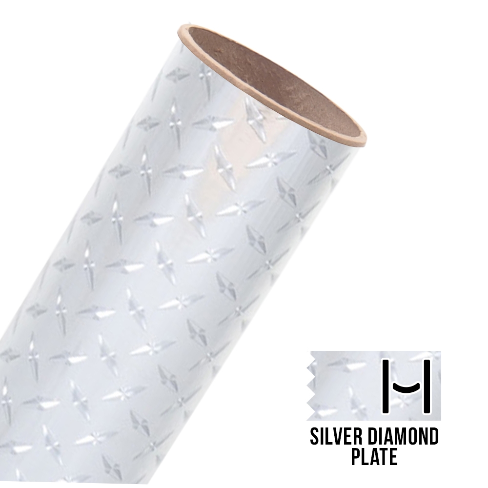 Happy Face Foil Adhesive Vinyl Silver Diamond Plate Happy Crafters