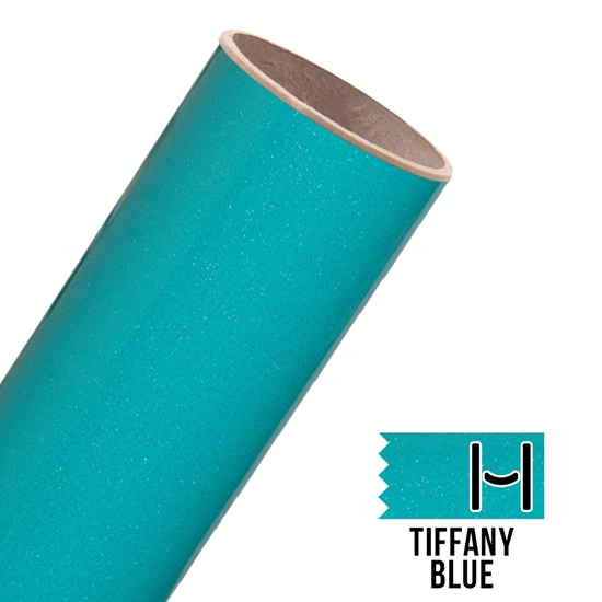 Picture of Glitter Adhesive Vinyl - Tiffany Blue