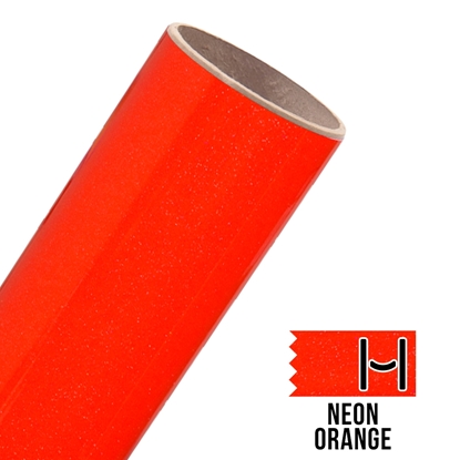 Picture of Glitter Adhesive Vinyl - Neon Orange