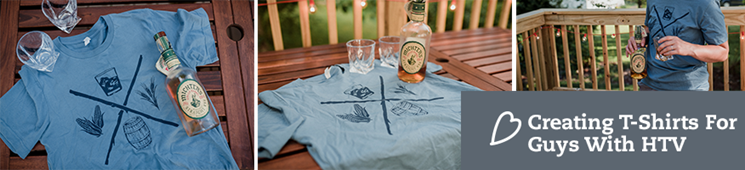 Creating T-Shirts for Guys with HTV | Whiskey Shirt Design