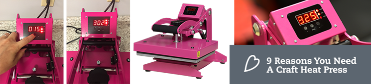 5 Reasons the Pink Heat Press Might Be Perfect for Crafters