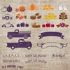 fall pumpkin truck svg cut file	