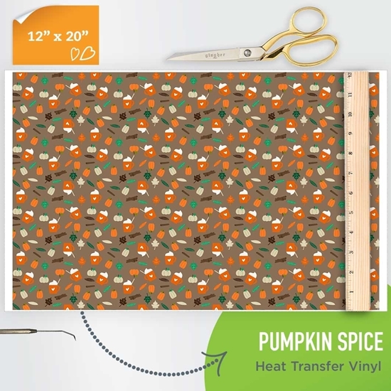 Picture of Happy Crafters Pattern HTV - Pumpkin Spice
