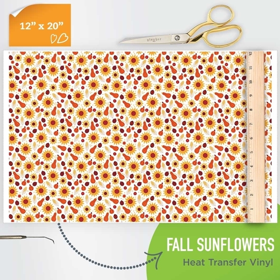 Picture of Happy Crafters Pattern HTV - Fall Sunflowers