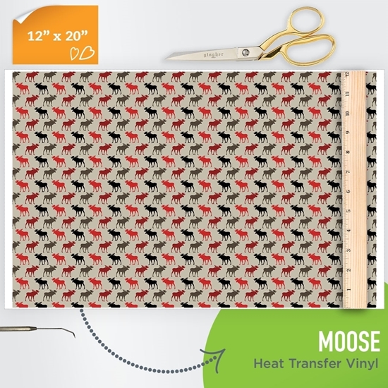 Picture of Happy Crafters Pattern HTV - Moose