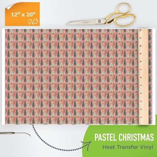 Picture of Happy Crafters Pattern HTV - Pastel Christmas