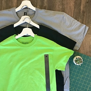 How to Size Vinyl for Small, Medium, Large, XL, 2x, and 3x Shirts