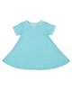 Picture of Rabbit Skins 5379 Melange Girl's Terry Twirl Dress