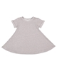 Picture of Rabbit Skins 5379 Melange Girl's Terry Twirl Dress