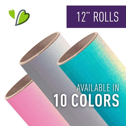 Siser Aurora HTV Iron on Heat Transfer Vinyl 12 inch x 5' Roll - Light Green, Size: 12x5